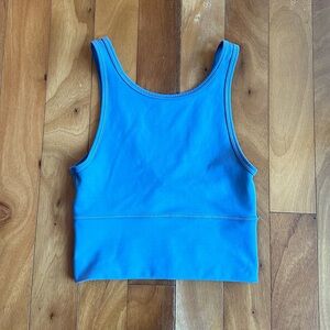 Lululemon Blue Power Pivot Tank Top